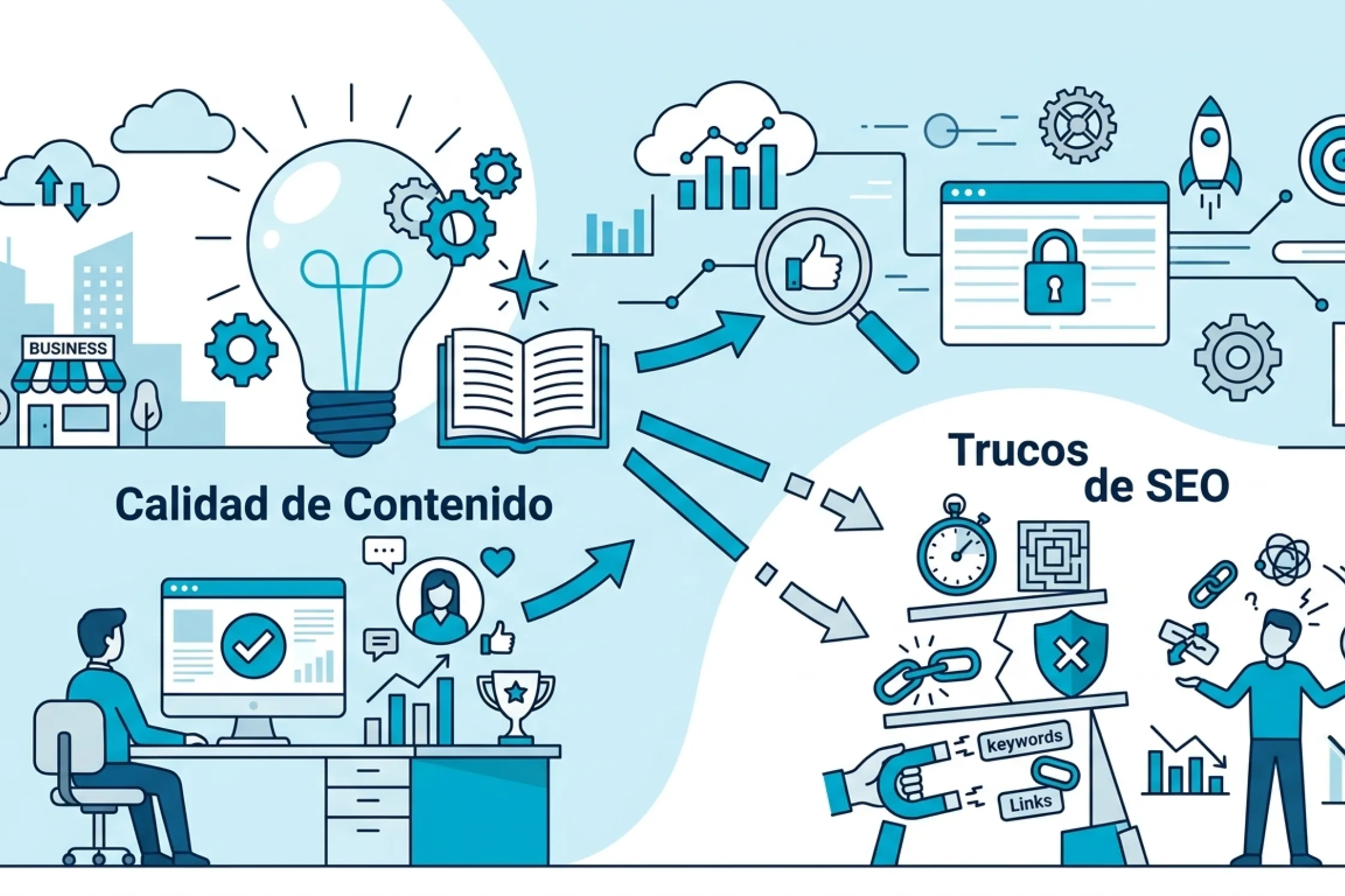 Por qué el contenido de calidad es más importante que los trucos de SEO