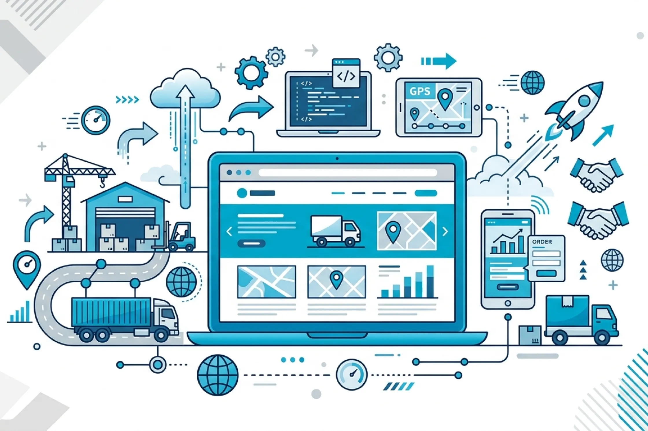 Diseño web para empresas de transporte y logística
