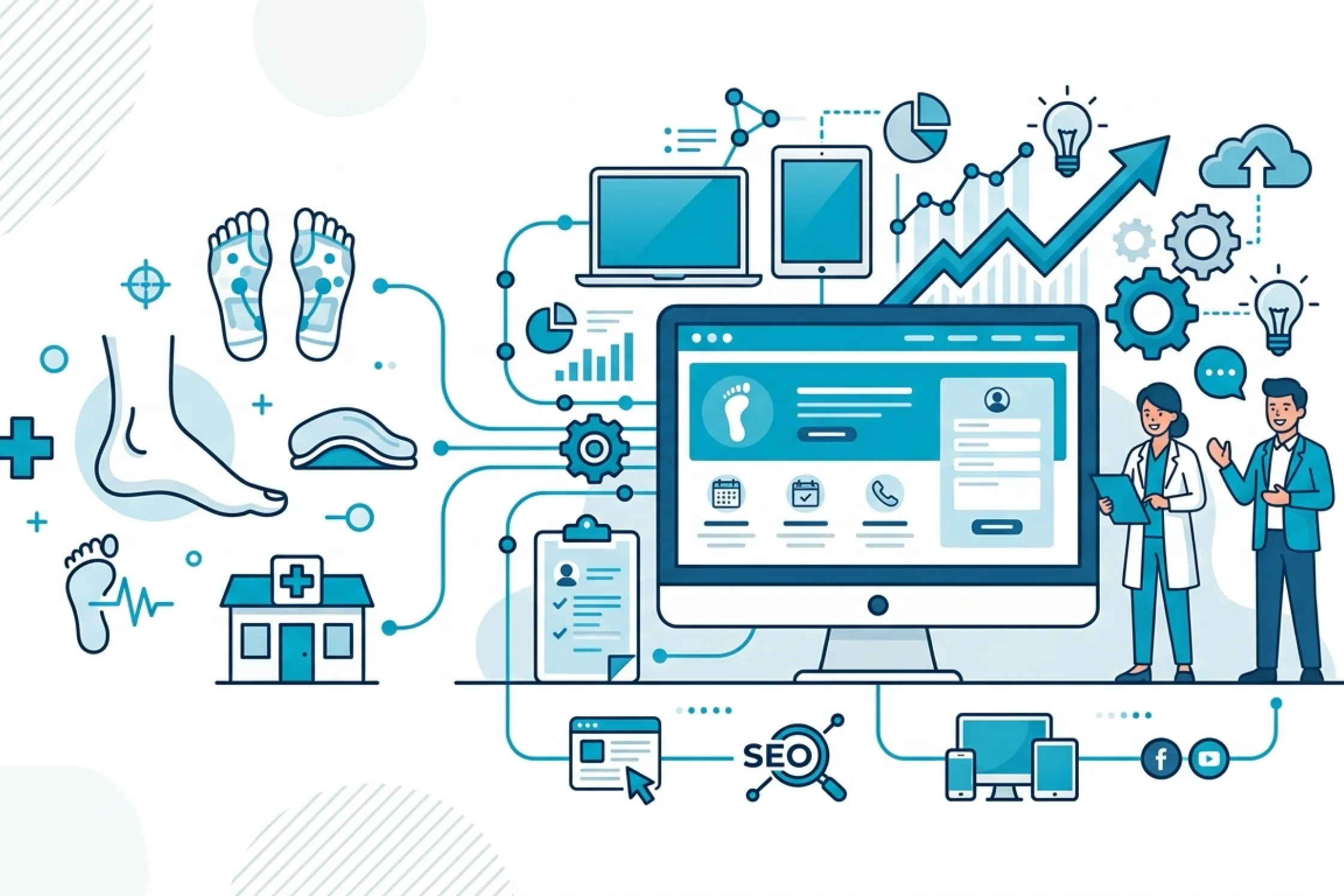 Diseño web profesional para clínicas de podología | tangramconsulting.es